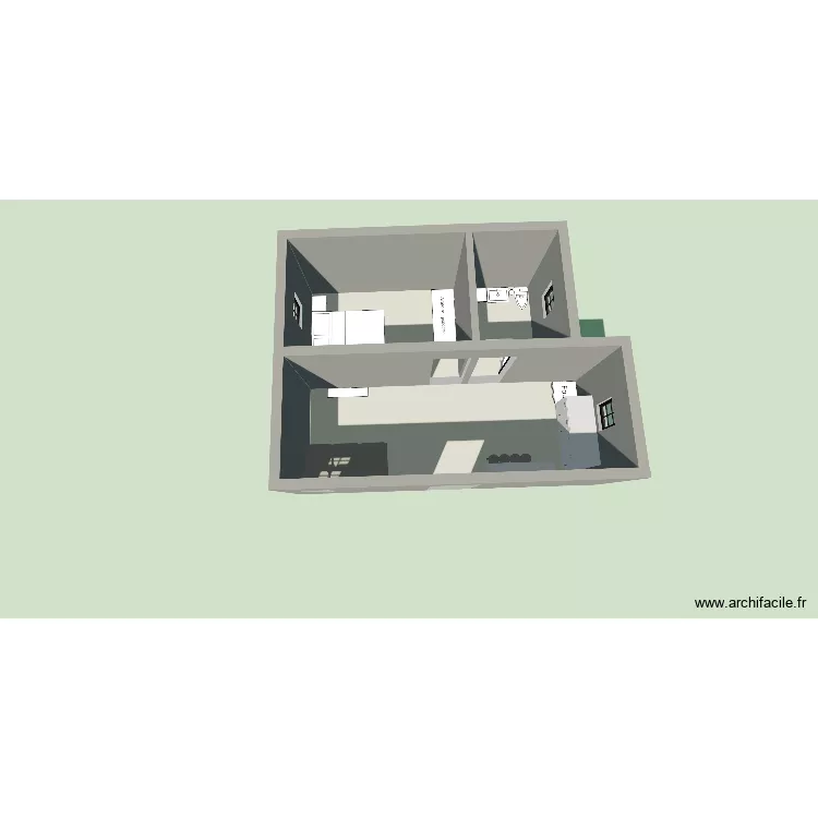 7x6. Plan de 3 et 29 m² 7x6. Plan de 3 et 29 m²
