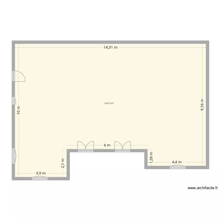 Maison. Plan de 1 et 127 m² Maison. Plan de 1 et 127 m²
