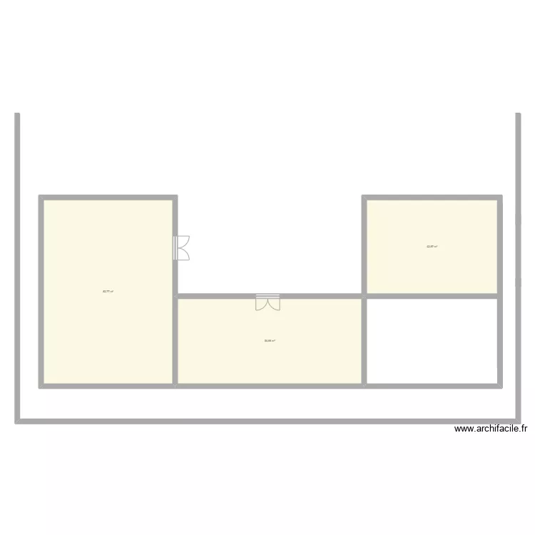 GABOPACK. Plan de 3  et 180 m²