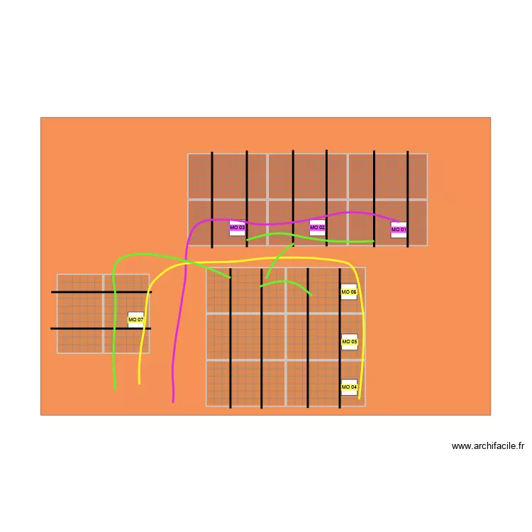 CALLEBERT 7 kWc. Plan de CALLEBERT 7 kWc. Plan de