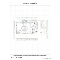 Plan UH1 - RdC - Pour réseau eaux usées