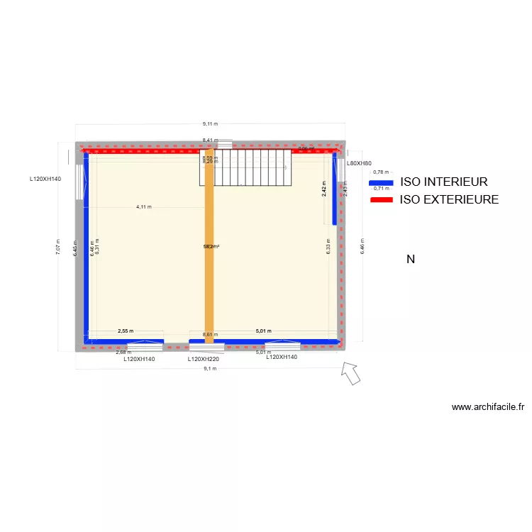 etage nouv plan. Plan de 