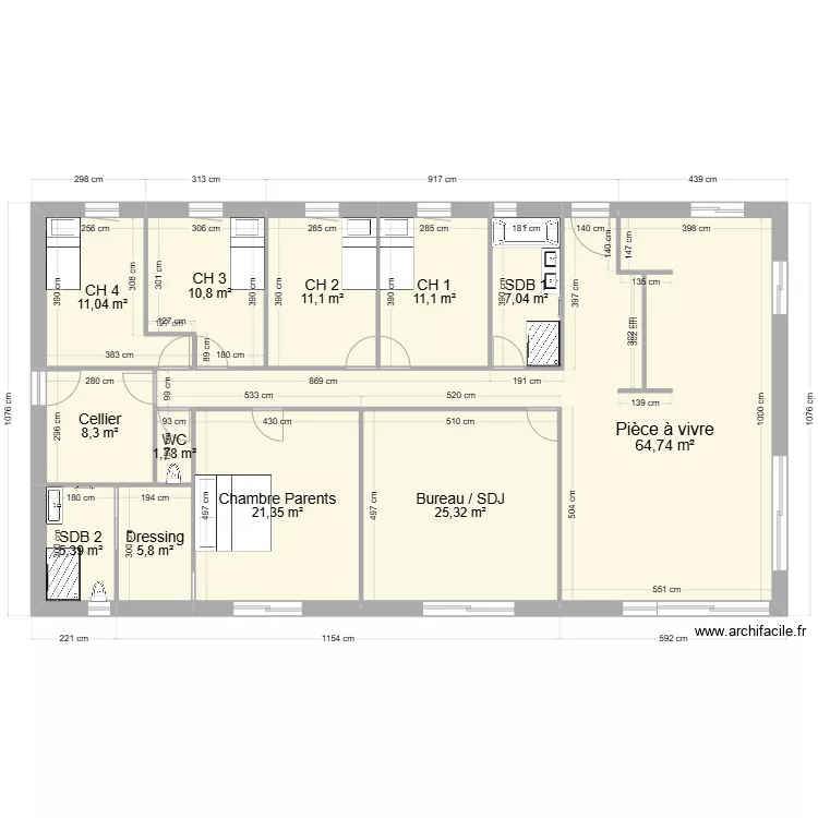Plein Pied St Martin. Plan de Plein Pied St Martin. Plan de