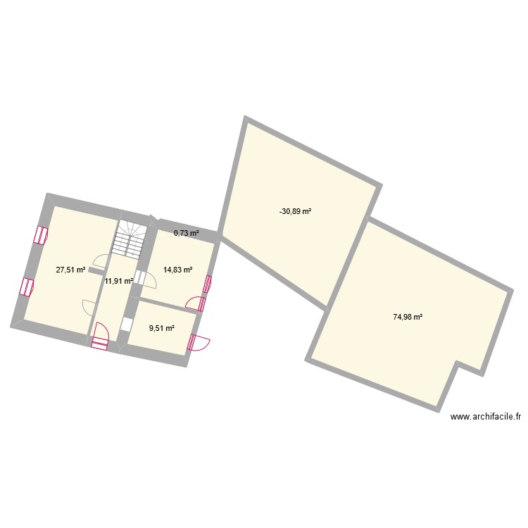 PERIGORD. Plan de 17 pièces et 338 m2