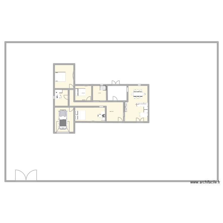 mkh. Plan de 6 pièces et 1149 m2