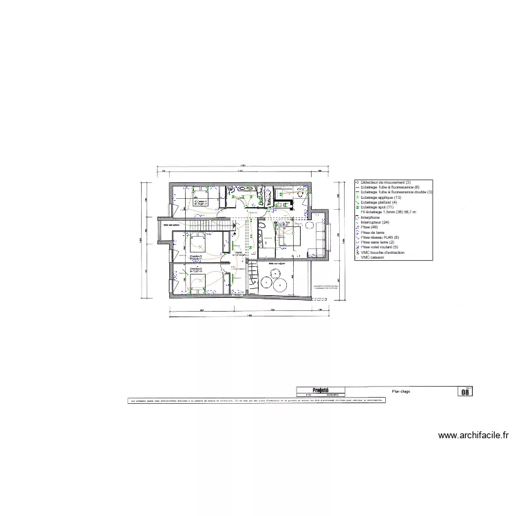BELLON ETAGE ELEC. Plan de 
