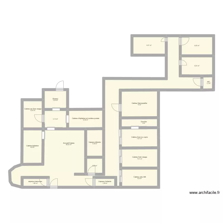 Innovation beaut&eacute;. Plan de 