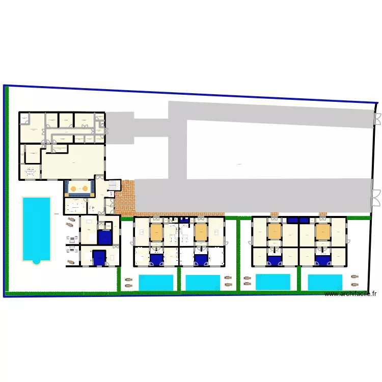 maison hote latifa. Plan de 