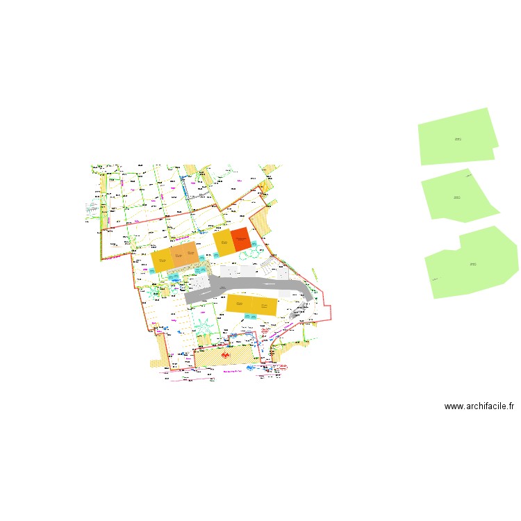 Les Bortinelles - Les Epesses-v2 voie sens unique. Plan de 0 pièce et 0 m2