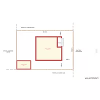 Plan de masse Canet maison d'origine