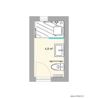 plan aménagement sdb