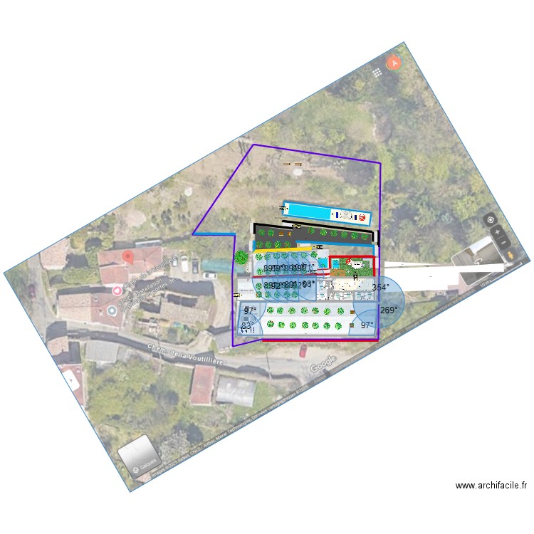 Champagne bassins -4chambres +1suite. Plan de 13 pièces et 552 m2