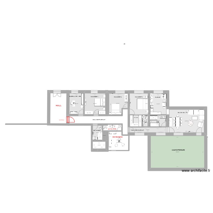 SCI  PLAN -APPARTEMENT  TRANSPORTS plan ii. Plan de 12 pièces et 163 m2