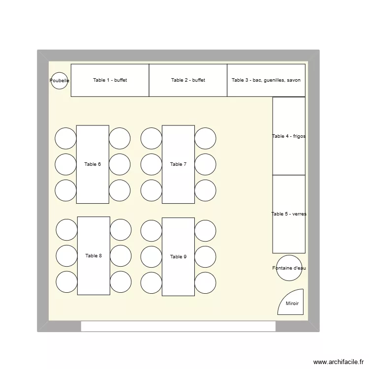 Plan loge_Fête nationale 2026. Plan de 1 et 37 m² Plan loge_Fête nationale 2026. Plan de 1 et 37 m²