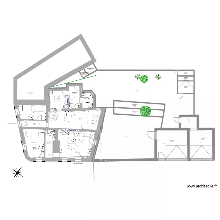 Craon v3_ELEC. Plan de 36 et 618 m² Craon v3_ELEC. Plan de 36 et 618 m²