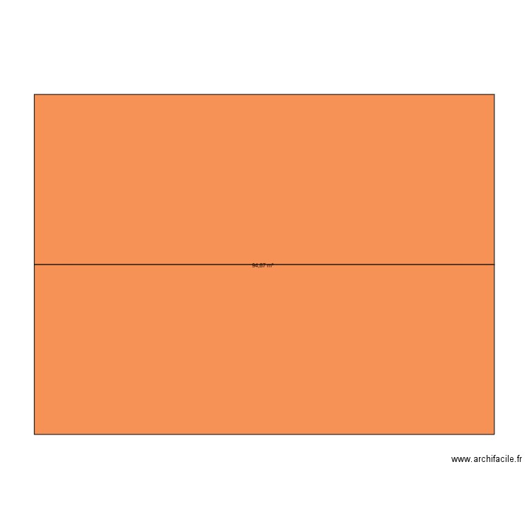 garage. Plan de 1 pièce et 95 m2