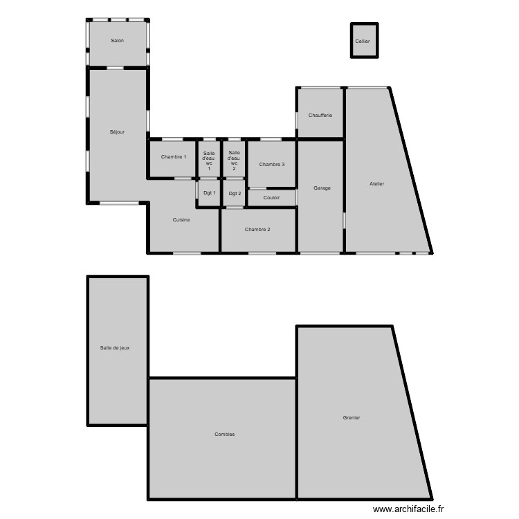 Lisik lile dyeu Edf. Plan de 0 pièce et 0 m2