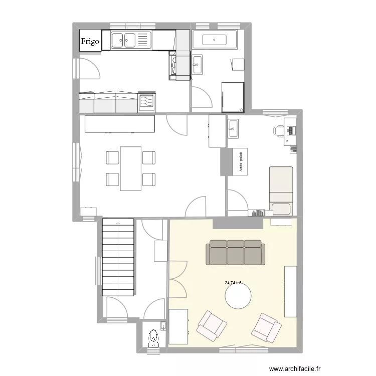 hambursin rdc. Plan de 1 et 25 m² hambursin rdc. Plan de 1 et 25 m²