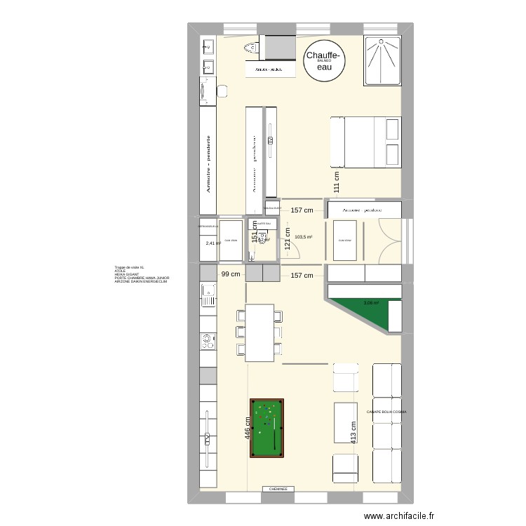 PLAN MERIMEE INVEST V4. Plan de 0 pièce et 0 m2