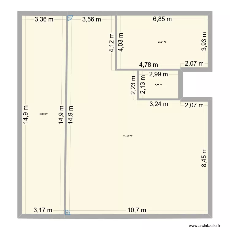 inchallah. Plan de 4  et 200 m²