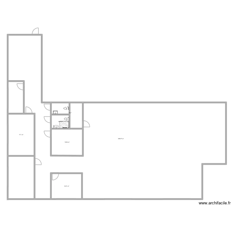 Loca MV SAnt&eacute;. Plan de 6  et 332 m²