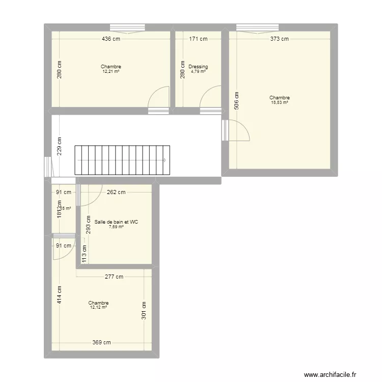 ETAGE 1 BRIANCON. Plan de 
