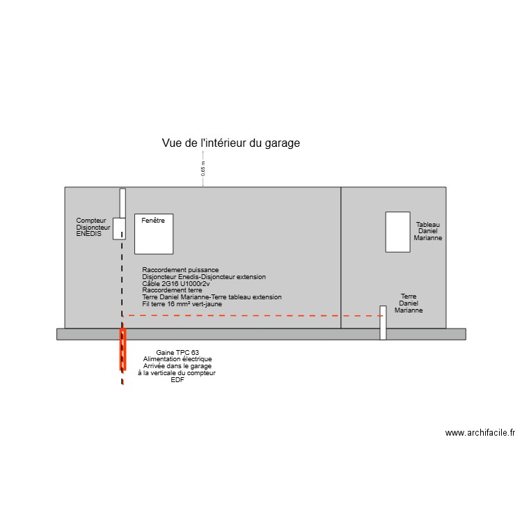 Garage Daniel Marianne. Plan de 0 pièce et 0 m2