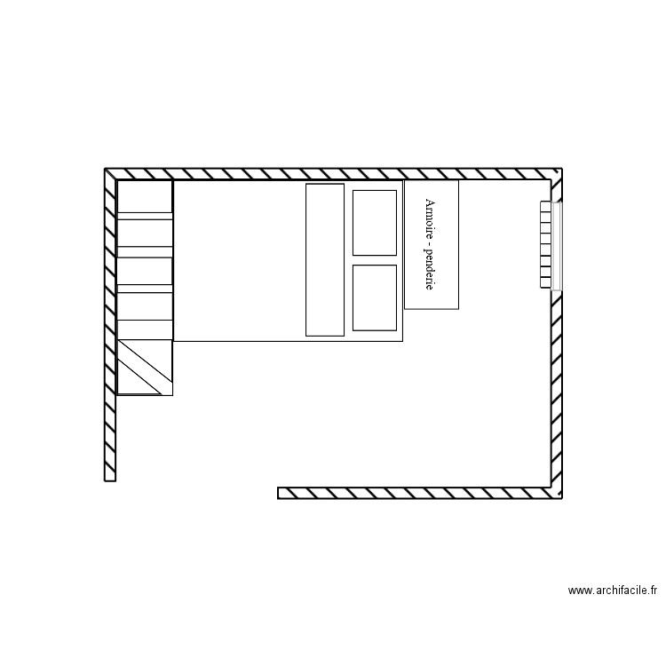 Chambre lily Lena. Plan de 0 pièce et 0 m2