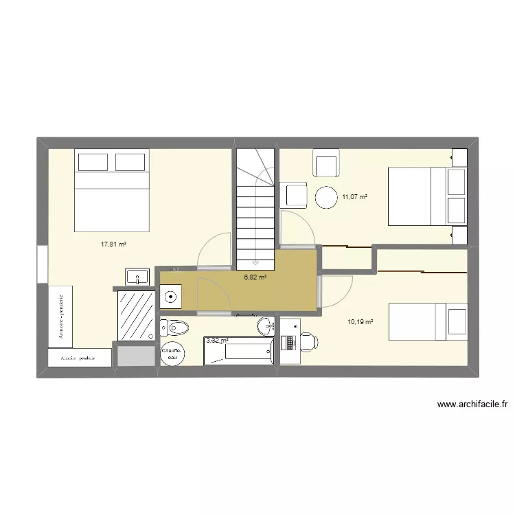 PAM HC etage 24. Plan de 
