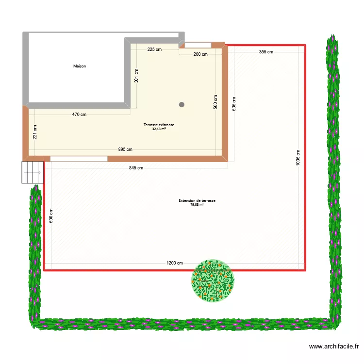 Do - Am&eacute;nagements ext&eacute;rieurs. Plan de 