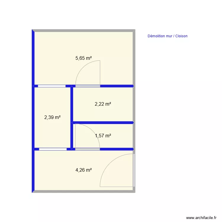 Loustalet demolition. Plan de Loustalet demolition. Plan de