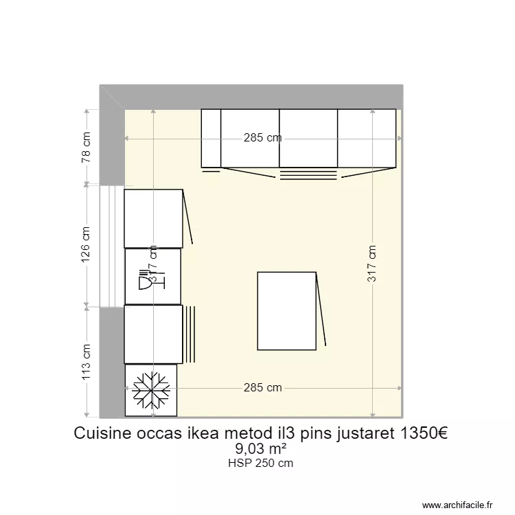 Cuisine occas ikea metod il pins justaret 1350. Plan de Cuisine occas ikea metod il pins justaret 1350. Plan de