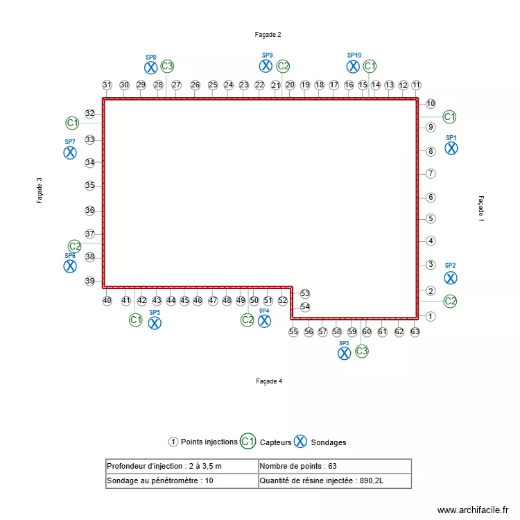 Geremi. Plan de 1 et 63 m² Geremi. Plan de 1 et 63 m²