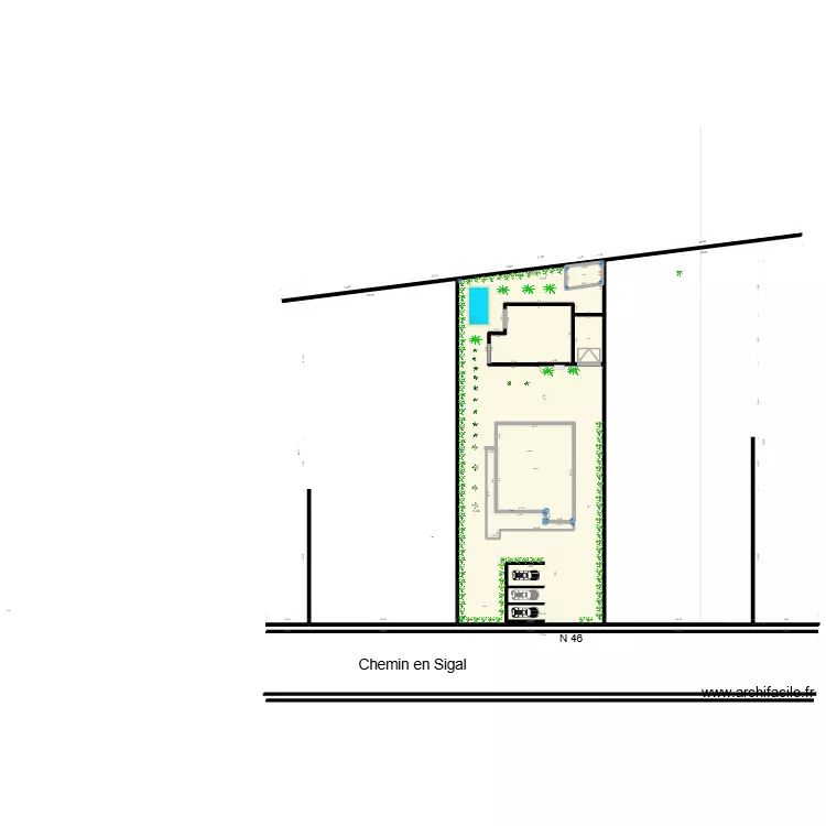 plan de masse maison en sigal v8. Plan de 5 Pièces et 1111 m² plan de masse maison en sigal v8. Plan de 5 Pièces et 1111 m²
