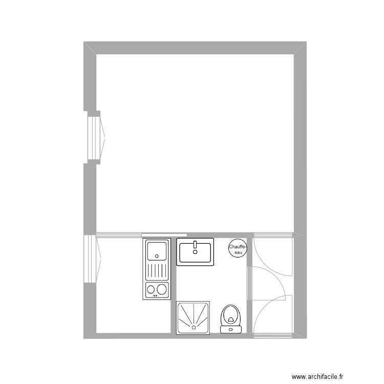 KB 01 - sans meuble. Plan de 0 pièce et 0 m2