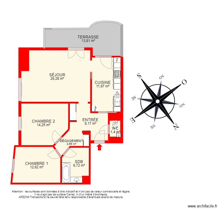 BI 16579 - . Plan de 19 pièces et 131 m2