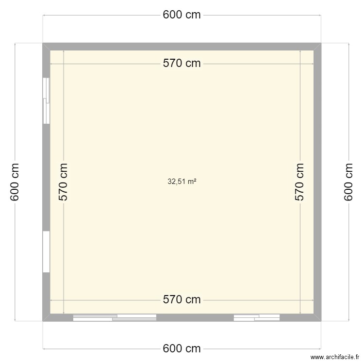bureau. Plan de 0 pièce et 0 m2