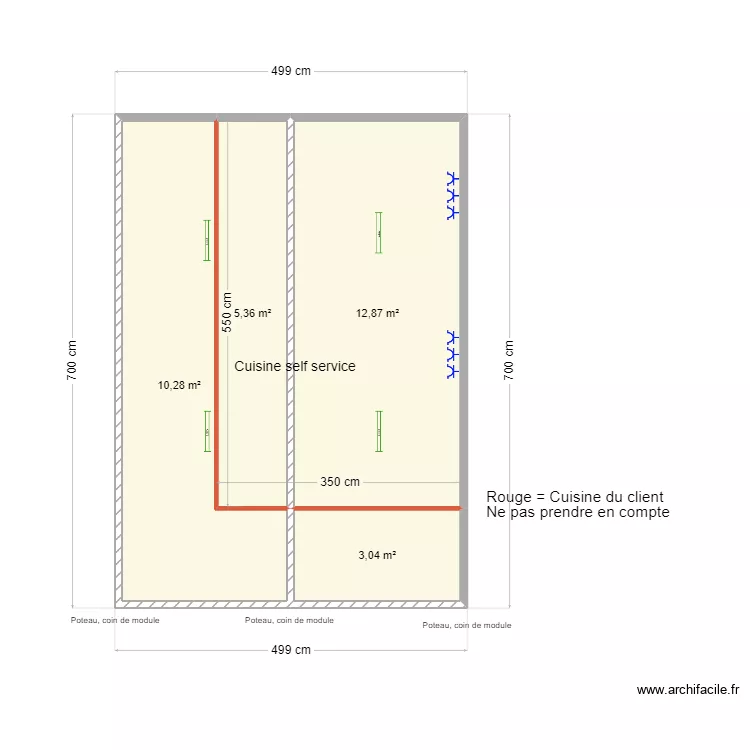 Cuisine DesignWithGenius srl. Plan de 