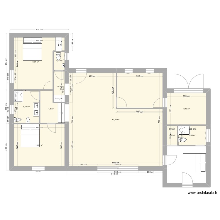 Monpazier. Plan de 0 pièce et 0 m2