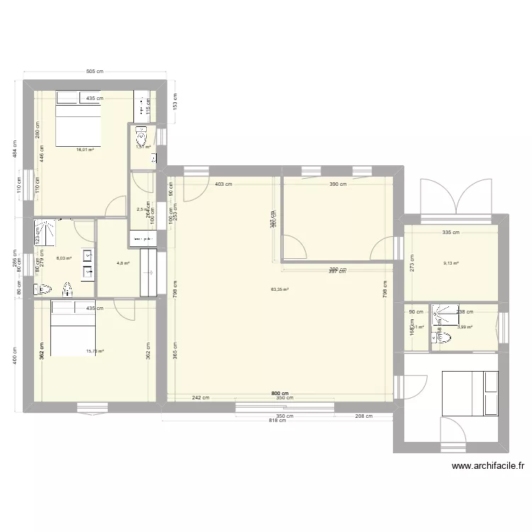 Monpazier. Plan de Monpazier. Plan de