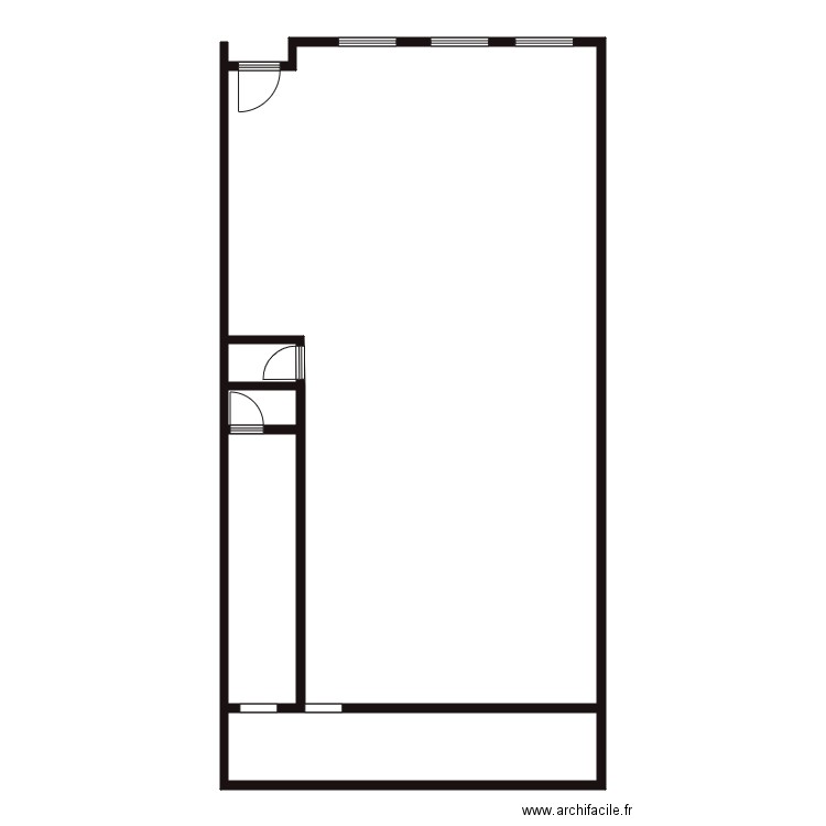 SAS KARMANN. Plan de 5 pièces et 152 m2