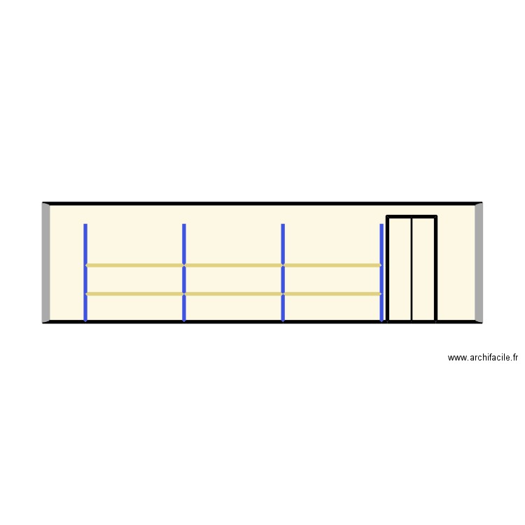 RACK MAGASIN 2. Plan de 0 pièce et 0 m2