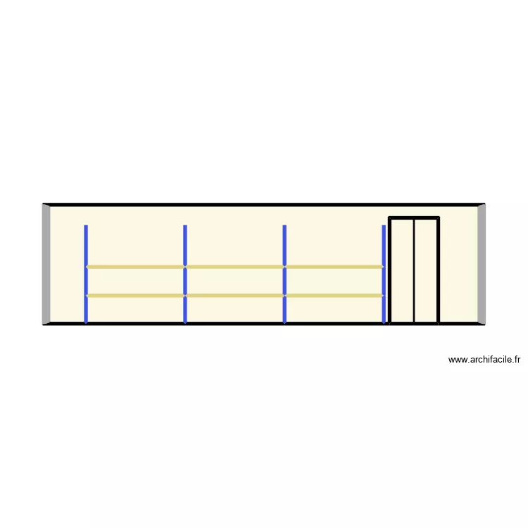 RACK MAGASIN 2. Plan de 