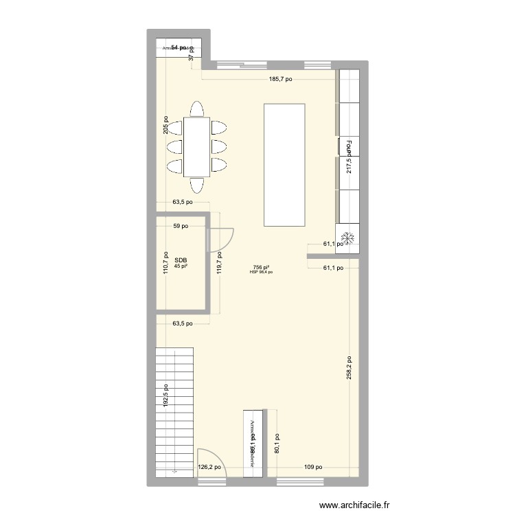 rdc2. Plan de 0 pièce et 0 m2 rdc2. Plan de 0 pièce et 0 m2
