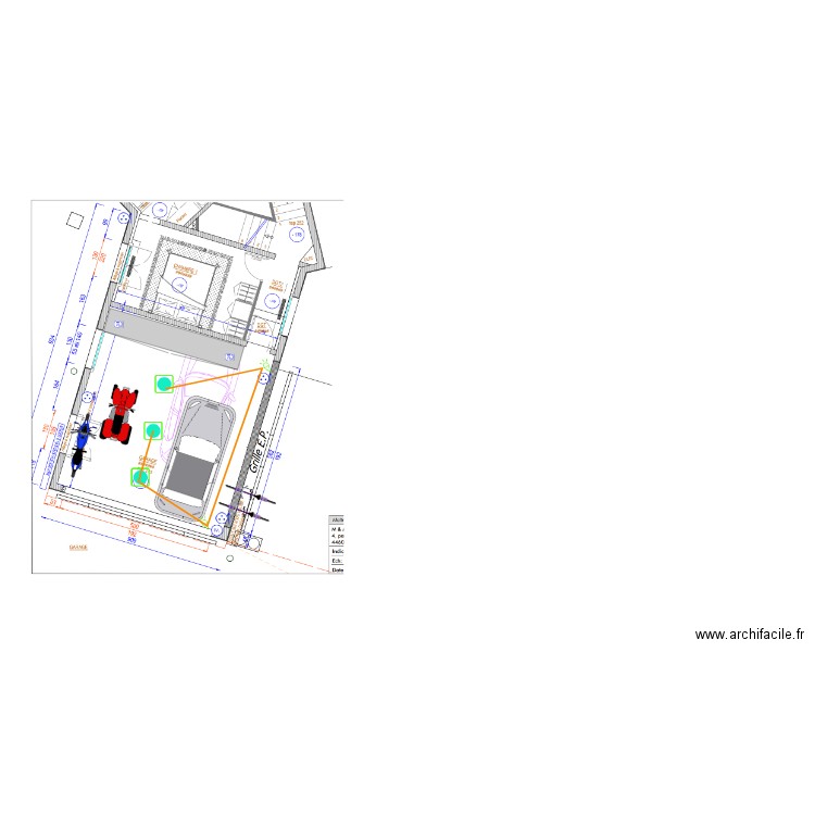 elec garage v2. Plan de 0 pièce et 0 m2