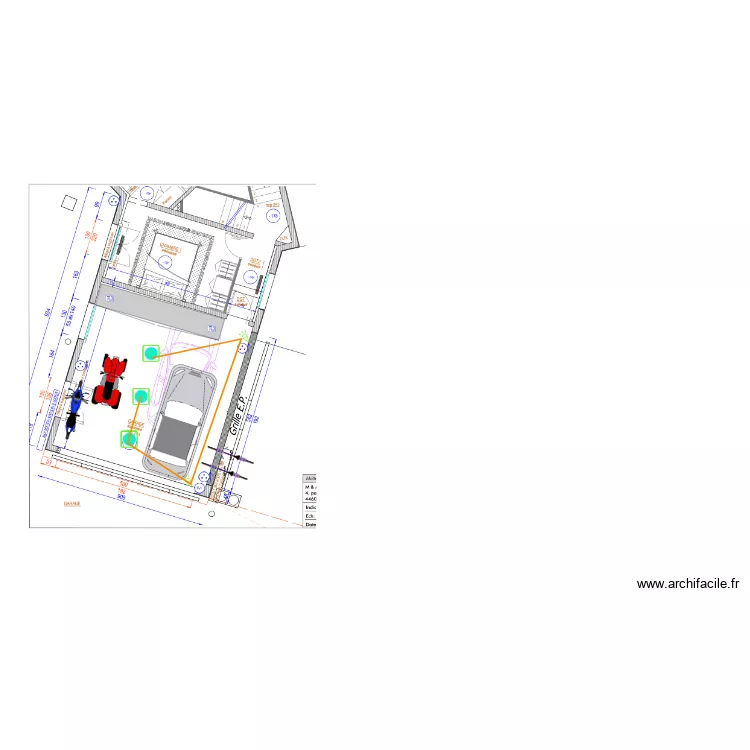 elec garage v2. Plan de 