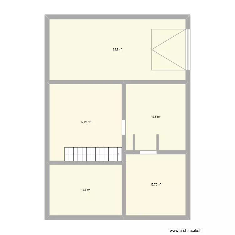 soussol. Plan de 5 Pièces et 87 m² soussol. Plan de 5 Pièces et 87 m²