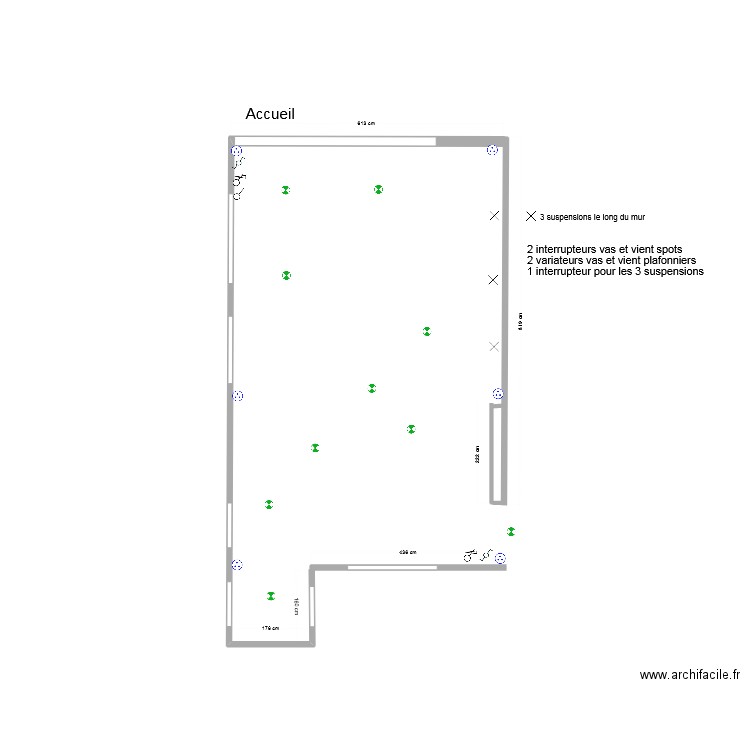 accueil elec. Plan de 0 pièce et 0 m2