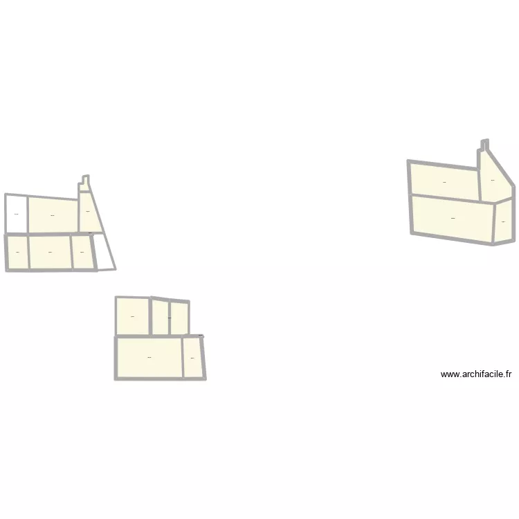 PAILLET. Plan de 16  et 652 m²