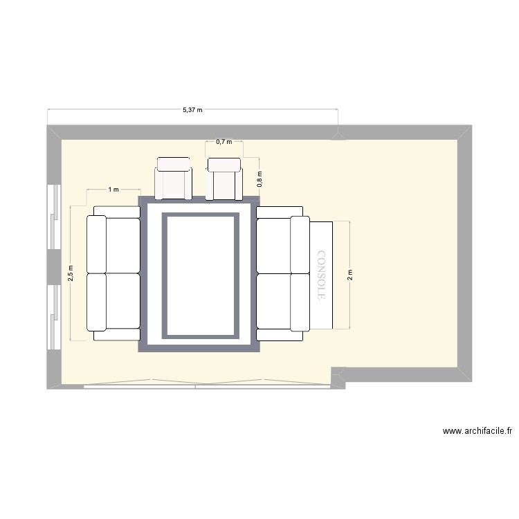 NEW YORK. Plan de 1 pièce et 33 m2
